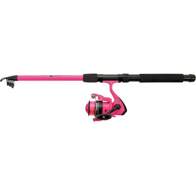 Albatros - tele combo pink - telescopische werphengel & molen - 210cm - pink inclusief nylon lijn Albatros - tele combo pink - telescopische werphengel & molen - 210cm - pink inclusief nylon lijn