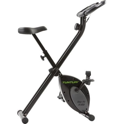 Tunturi star fit x100 - hometrainer - fitnessfiets - opvouwbaar - verstelbaar - 8 weerstandsniveaus - opvouwbare hometrainer Tunturi star fit x100 - hometrainer - fitnessfiets - opvouwbaar - verstelbaar - 8 weerstandsniveaus - opvouwbare hometrainer