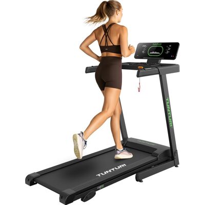 Tunturi cardio fit t30 loopband - hardloopband met bluetooth - wandelband - 23 programma's - inklapbaar - walking pad - compact - 0,8 tot 14,0 km/u - eu veiligheid gecertificeerd - incl gratis app Tunturi cardio fit t30 loopband - hardloopband met bluetooth - wandelband - 23 programma's - inklapbaar - walking pad - compact - 0,8 tot 14,0 km/u - eu veiligheid gecertificeerd - incl gratis app