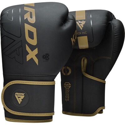 RDX Sports RDX Kara F6 Bokshandschoenen - Zwart Goud - 14 oz RDX Sports RDX Kara F6 Bokshandschoenen - Zwart Goud - 14 oz