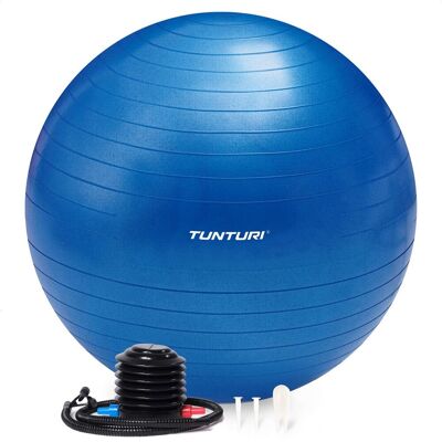 Tunturi Fitnessbal - Blauw - 75cm - Gymbal Tunturi Fitnessbal - Blauw - 75cm - Gymbal