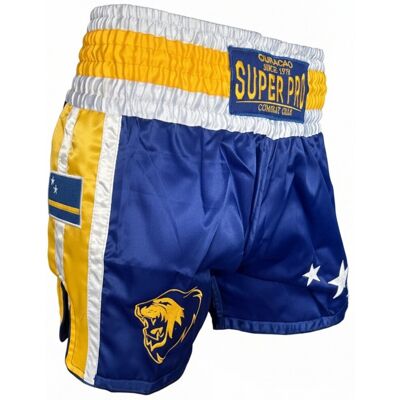 Super Pro nations curaçao kickboks broekje (beschikbaar in verschillende maten) m Super Pro nations curaçao kickboks broekje (beschikbaar in verschillende maten) m