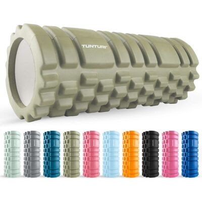Tunturi Yoga Grid Foam Roller - 33 cm - Ø13 cm - legergroen - Foam Roller Tunturi Yoga Grid Foam Roller - 33 cm - Ø13 cm - legergroen - Foam Roller