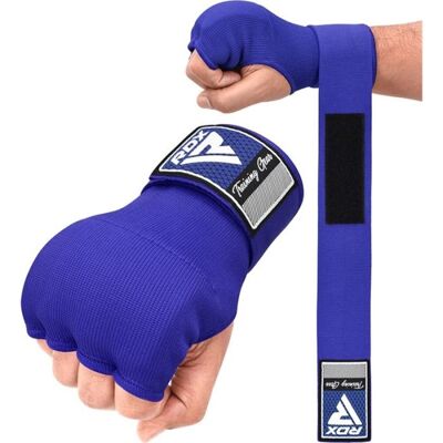 RDX sports is2 - inner gloves - binnenhandschoenen - katoenen handschoen en halfverband - met bandage - kleur: blauw - maat: m RDX sports is2 - inner gloves - binnenhandschoenen - katoenen handschoen en halfverband - met bandage - kleur: blauw - maat: m