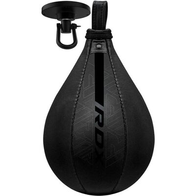 RDX sports - speedball - f6 kara - inclusief swivel - 26 cm - mat zwart RDX sports - speedball - f6 kara - inclusief swivel - 26 cm - mat zwart