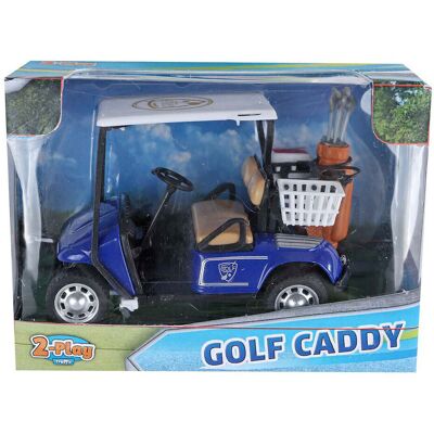 2-Play golf caddy met golfclubs Blauw 2-Play golf caddy met golfclubs Blauw