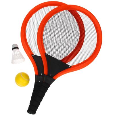JohnToy Tennis Set met Rackets, Bal & Shuttle - Buiten Spel JohnToy Tennis Set met Rackets, Bal & Shuttle - Buiten Spel