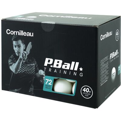 Cornilleau P-Ball ABS Evolution 72 witte tafeltennisballen Cornilleau P-Ball ABS Evolution 72 witte tafeltennisballen