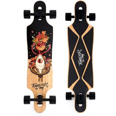 Tempish frogman drop-through longboard - 38 inch (96 cm) - stabiel & comfortabel beginnersboard Tempish frogman drop-through longboard - 38 inch (96 cm) - stabiel & comfortabel beginnersboard