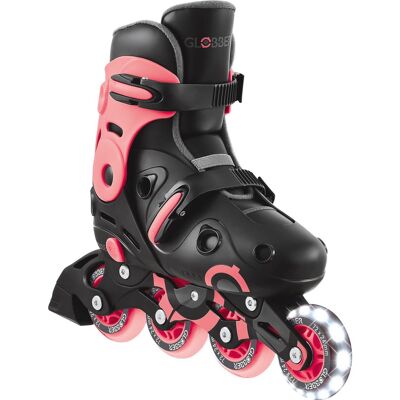 Globber Inline skates - go skate pink- roze - verstelbaar 34-37 - lichtgevende wielen - vanaf 5jaar Globber Inline skates - go skate pink- roze - verstelbaar 34-37 - lichtgevende wielen - vanaf 5jaar