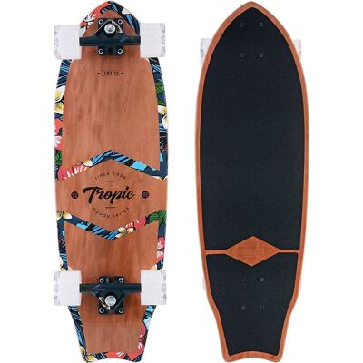 Tempish tropic t surfskate longboard - 31 inch (79 cm) - surf-style cruiser Tempish tropic t surfskate longboard - 31 inch (79 cm) - surf-style cruiser
