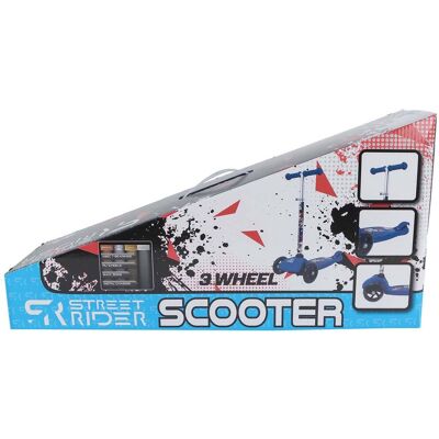 Street Rider 3-wiel Step - Verstelbaar stuur - Blauw Scooter Street Rider 3-wiel Step - Verstelbaar stuur - Blauw Scooter