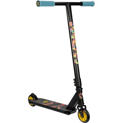 Nijdam stuntstep - neon feelin' - zwart/blauw - aluminium Nijdam stuntstep - neon feelin' - zwart/blauw - aluminium