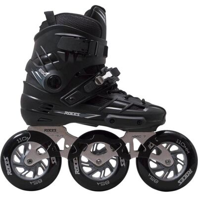 Roces EGO 3x110 TIF Inline Skates - Zwart - Grote unisex maat Roces EGO 3x110 TIF Inline Skates - Zwart - Grote unisex maat