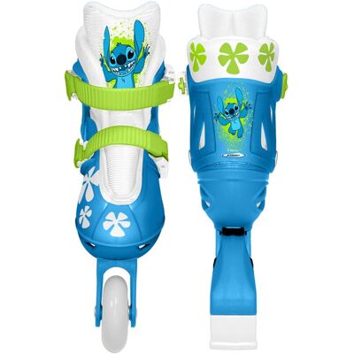 Stamp Disney stitch inline skates hardboot wit/blauw maat 30-33 Stamp Disney stitch inline skates hardboot wit/blauw maat 30-33
