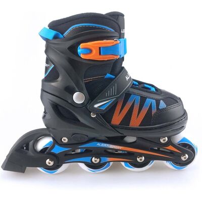 Alert Inline Skates Maat 39-42 Blauw/Oranje/Zwart - Inline Skates Alert Inline Skates Maat 39-42 Blauw/Oranje/Zwart - Inline Skates