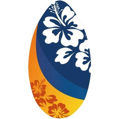 Clown Games Skimboard flower 100 cm hout Clown Games Skimboard flower 100 cm hout