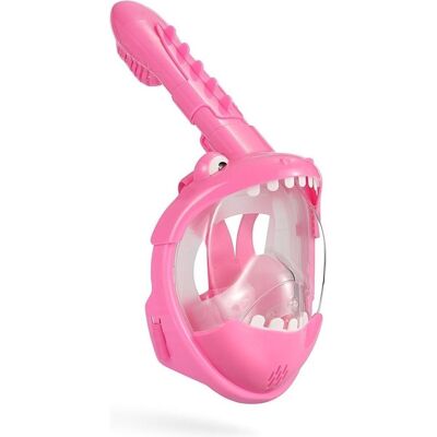 Atlantis crocodile snorkelmasker - snorkel - duikbril - snorkelset - full face masker - kinderen - roze Atlantis crocodile snorkelmasker - snorkel - duikbril - snorkelset - full face masker - kinderen - roze