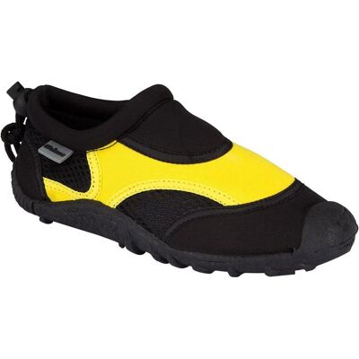 Waimea waterschoenen - wave - zwart/geel - maat 35 - antislip Waimea waterschoenen - wave - zwart/geel - maat 35 - antislip