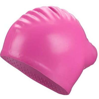 BECO badmuts - lang haar - roze - siliconen - unisex - one size BECO badmuts - lang haar - roze - siliconen - unisex - one size