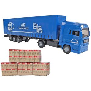 Kids Globe Vrachtwagen met Oplegger - Toy Truck Kids Globe Vrachtwagen met Oplegger - Toy Truck