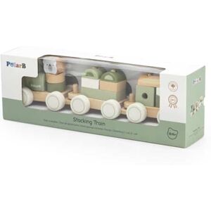 Viga Groen Houten Treinset - Houttrein voor Kinderen Viga Groen Houten Treinset - Houttrein voor Kinderen