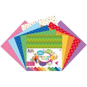 Creative Craft Group Origami Vouwpapier - 50 Vellen, 15x15cm - Veelkleurig Creative Craft Group Origami Vouwpapier - 50 Vellen, 15x15cm - Veelkleurig