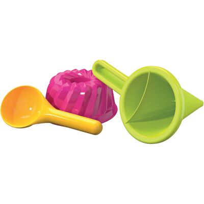 Androni - Sandtrichter mit Kuchensandform - Sand toy set Androni - Sandtrichter mit Kuchensandform - Sand toy set