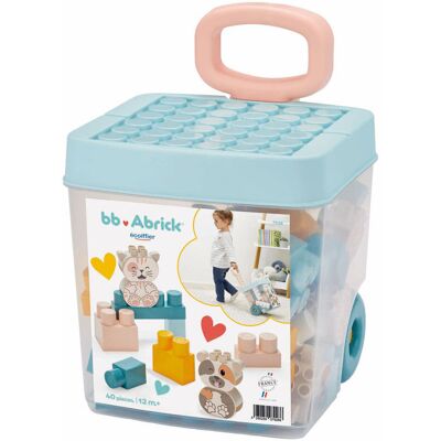 Ecoiffier Abrick Ecoiffier bb abrick bouwblokken in opbergbox - 40dlg. Multi kleuren Ecoiffier Abrick Ecoiffier bb abrick bouwblokken in opbergbox - 40dlg. Multi kleuren