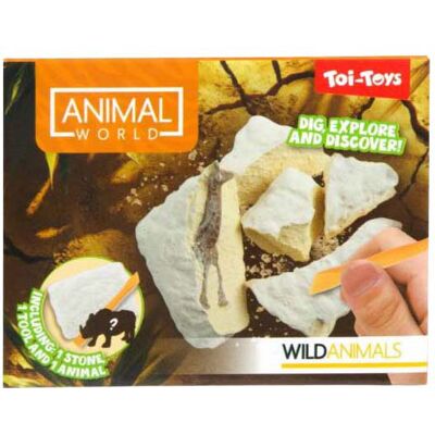 Toi-Toys Animal world uitgraafset wild dier Multi kleuren Toi-Toys Animal world uitgraafset wild dier Multi kleuren