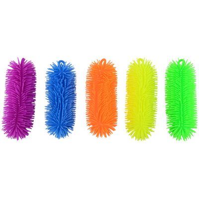 Johntoy Fluffy worm, 23cm Multi kleuen Johntoy Fluffy worm, 23cm Multi kleuen