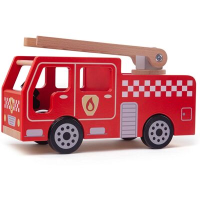Bigjigs houten brandweerwagen Bigjigs houten brandweerwagen