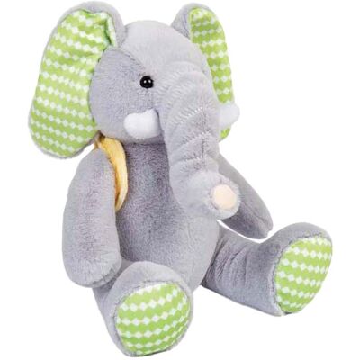 Bigjigs Grijze Olifant Knuffel - Stoffelijk Dier Bigjigs Grijze Olifant Knuffel - Stoffelijk Dier