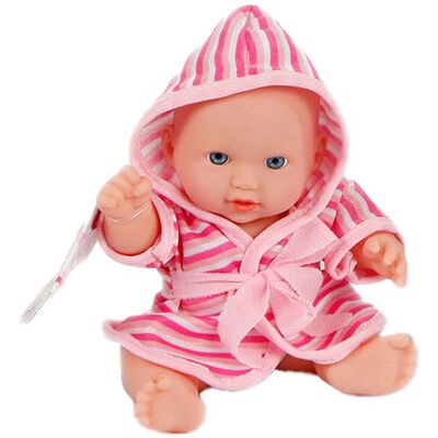 MAYMAYBABY Baby May May - Pop met badjas, multikleurig MAYMAYBABY Baby May May - Pop met badjas, multikleurig