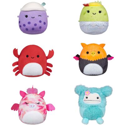 Squishmallows Micromallows Pluche Speelgoed - Set van 6 Squishmallows Micromallows Pluche Speelgoed - Set van 6