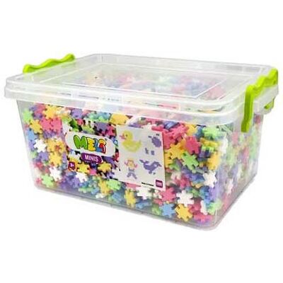 Meli Minis Bouwstenen - 2800 Stukjes - Creatief Spel Meli Minis Bouwstenen - 2800 Stukjes - Creatief Spel