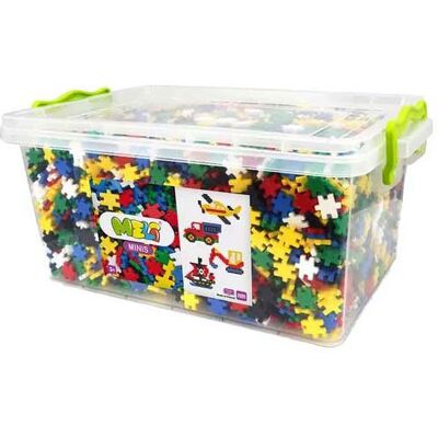 Meli minis bouwblokken, 5000dlg. Multi kleuren Meli minis bouwblokken, 5000dlg. Multi kleuren