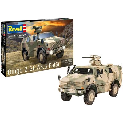 Revell modelbouwpakket dingo 2 ge a3.3 patsi 1:35 - 238dlg. Multi kleuren Revell modelbouwpakket dingo 2 ge a3.3 patsi 1:35 - 238dlg. Multi kleuren