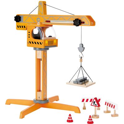 Hape houten hijskraan Hape houten hijskraan
