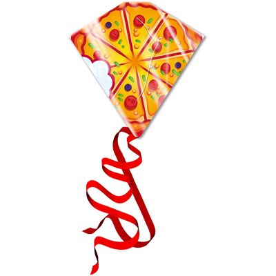 Eolo Transparante Pizza Vlieger voor Kinderen - Klaar om te Vliegen Eolo Transparante Pizza Vlieger voor Kinderen - Klaar om te Vliegen