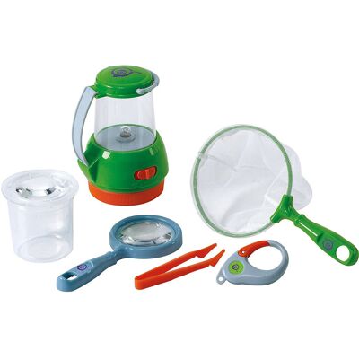 Playgo natuur onderzoekerset - 6 dlg. met schepnet en vergrootglas Playgo natuur onderzoekerset - 6 dlg. met schepnet en vergrootglas