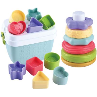 Biobased stapel speelgoed - Set voor kinderen 12+ maanden Biobased stapel speelgoed - Set voor kinderen 12+ maanden