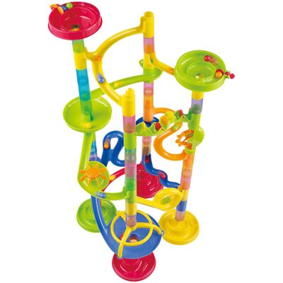 Playgo Play knikkerbaan super race, 71dlg. Multi kleuren Playgo Play knikkerbaan super race, 71dlg. Multi kleuren