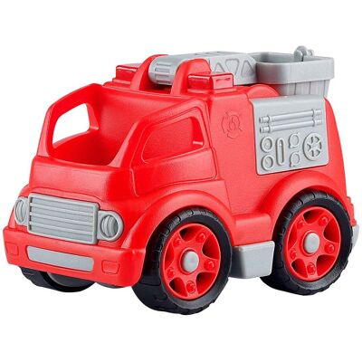 Playgo bio based brandweerauto - 15cm Multi kleuren Playgo bio based brandweerauto - 15cm Multi kleuren