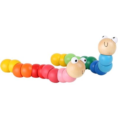 Small Foot Houten Rups Motoriek - Speelgoed Small Foot Houten Rups Motoriek - Speelgoed