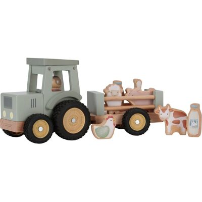 Little Dutch - tractor met trailer fsc - little farm Little Dutch - tractor met trailer fsc - little farm