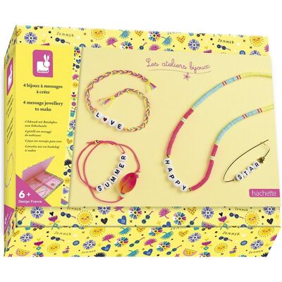 Janod - atelier - bijoux tekstbandjes maken Janod - atelier - bijoux tekstbandjes maken
