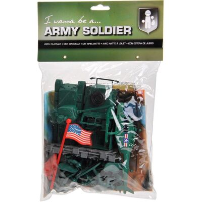 Johntoy Soldaten speelset met speelmat Johntoy Soldaten speelset met speelmat