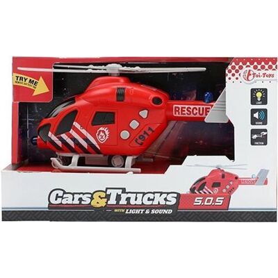 Toi-Toys Brandweerhelikopter met Licht en Geluid Toi-Toys Brandweerhelikopter met Licht en Geluid