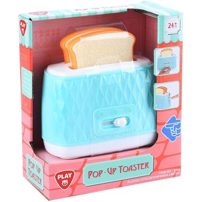 Playgo broodrooster speelset - 3dlg. Multi kleuren Playgo broodrooster speelset - 3dlg. Multi kleuren